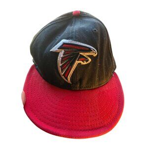 Atlanta Falcons New Era 9Fifty Snapback Hat Medium-Large Black & Red